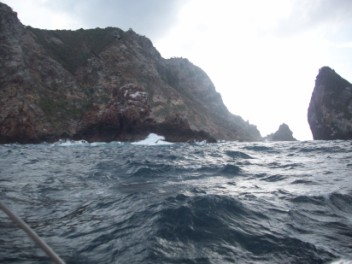 Hostile rocks in StV Grenadines